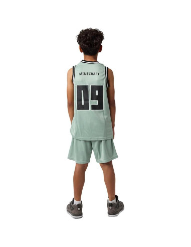 Conjunto Camiseta Baloncesto y Pantalones Cortos Minecraft 4A
