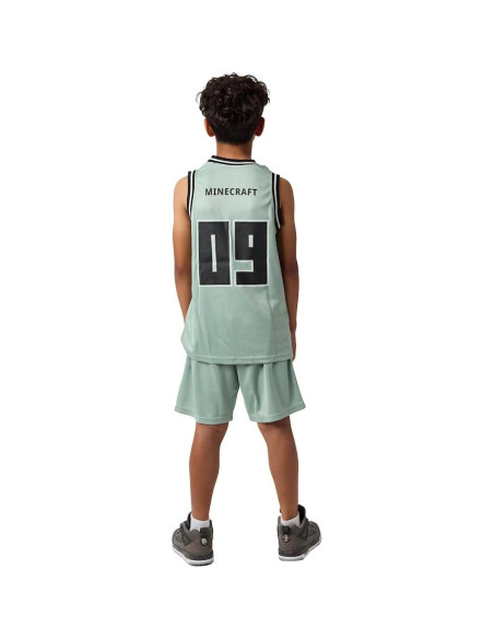 Conjunto Camiseta Baloncesto y Pantalones Cortos Minecraft 4A
