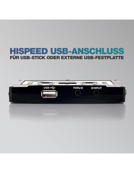 Grabador de Mixtape USB Reloop AMS-TAPE Diseño Retro