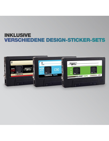 Grabador de Mixtape USB Reloop AMS-TAPE Diseño Retro