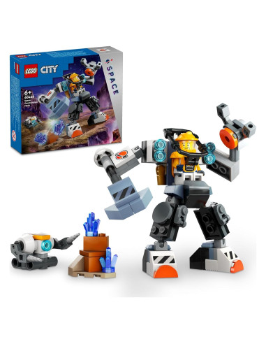 LEGO Ciudad Espacio Mech 60428 - Robot de Construcción 10 cm