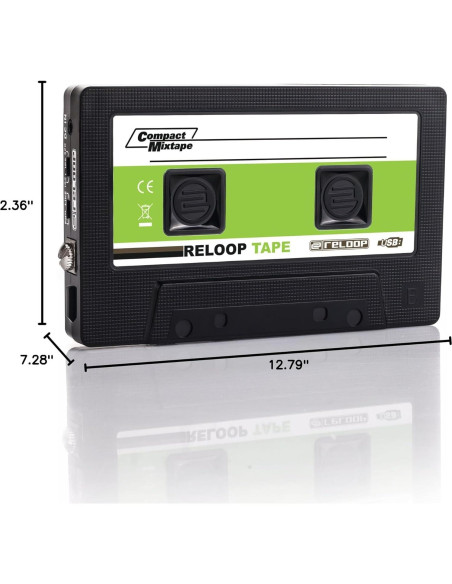 Grabador de Mixtape USB Reloop AMS-TAPE Diseño Retro