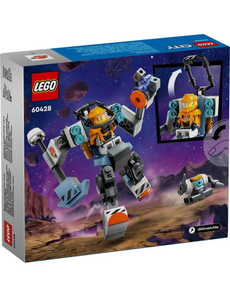 LEGO Ciudad Espacio Mech 60428 - Robot de Construcción 10 cm