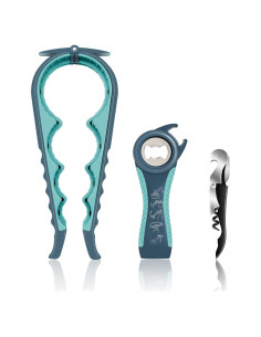 Abrebotellas 5 en 1 HUMANFUN para manos débiles y ancianos