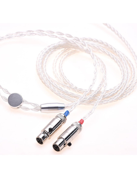 Cable de Auriculares 2m GAGACOCC 1/4" 6.35mm Chapado en Plata 5N