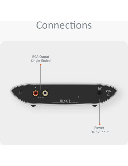 Receptor Bluetooth iFi Zen Air Blue - Alta Resolución 0.55 kg