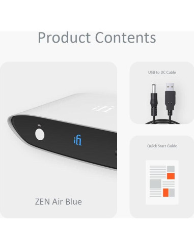 Receptor Bluetooth iFi Zen Air Blue - Alta Resolución 0.55 kg