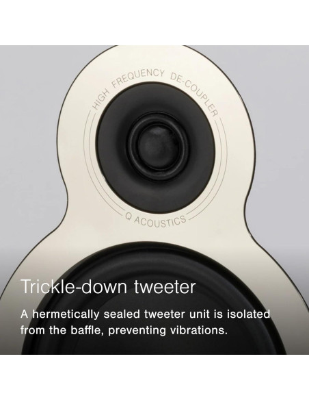 Altavoces Estantería Q Acoustics 3020c Nogal Claro 5.5 kg