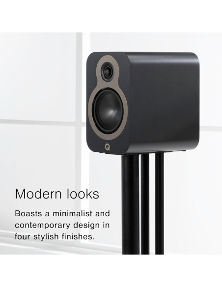 Altavoces Estantería Q Acoustics 3020c Nogal Claro 5.5 kg