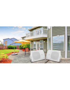 Altavoces Rockville HP5S 5.25" Blancos para Exterior 420W 2