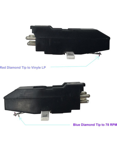 Cartucho de Tocadiscos Banpa BP2ATC con Punta de Diamante Doble