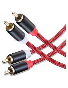 Cable RCA 2RCA Macho a 2RCA Macho 1M Jelly Tang Audio Estéreo