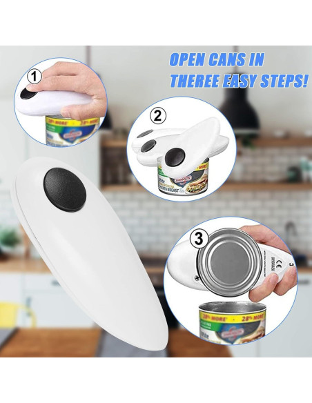 Abrelatas Eléctrico Genérico 509 Automático Blanco