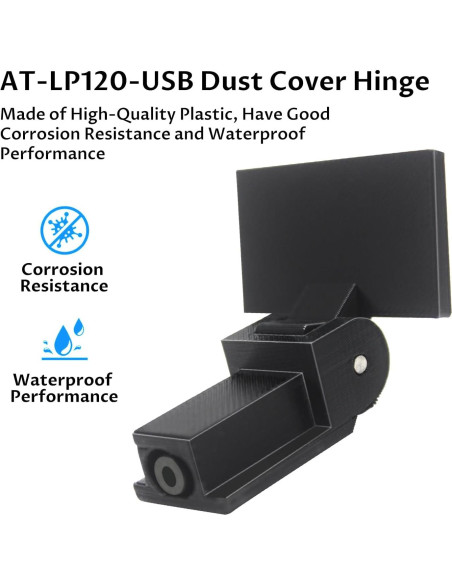 2 Pcs Bisagras de Cubierta de Polvo YJNBEST para Tocadiscos