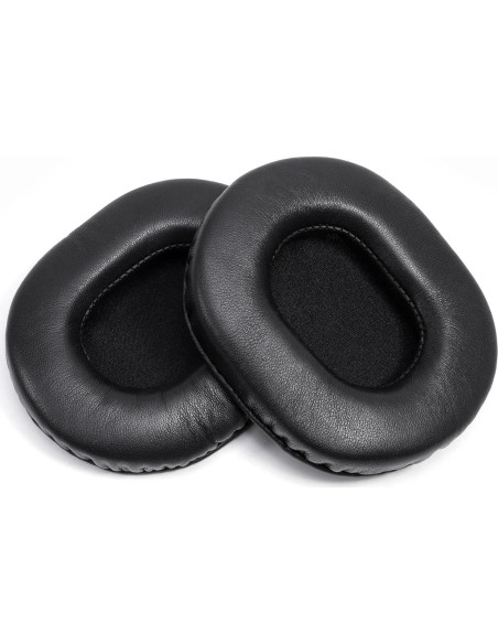 Kit Almohadillas de Oído Cuero Cordero + Funda Cabeza Audio Technica