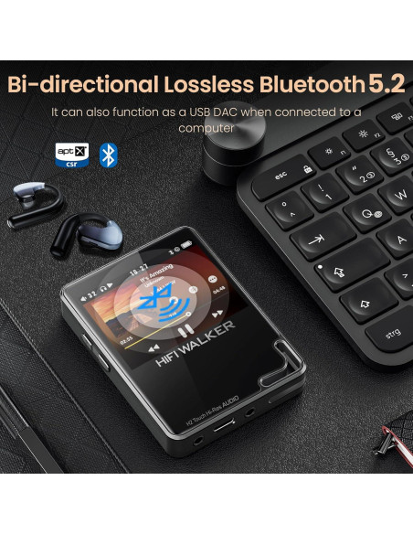 Reproductor de Música Portátil HIFI WALKER H2 Touch 128GB
