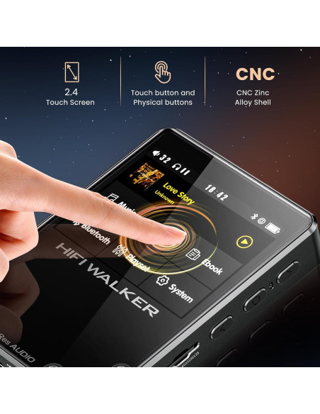 Reproductor de Música Portátil HIFI WALKER H2 Touch 128GB