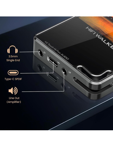 Reproductor de Música Portátil HIFI WALKER H2 Touch 128GB