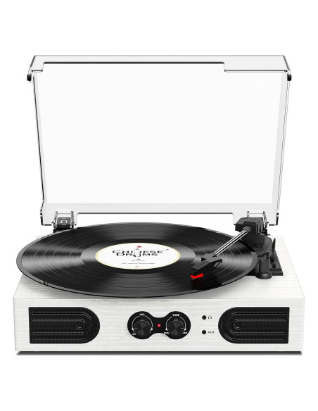 Reproductor de Vinilo TANLANIN TE-2030WT Bluetooth 3 Velocidades