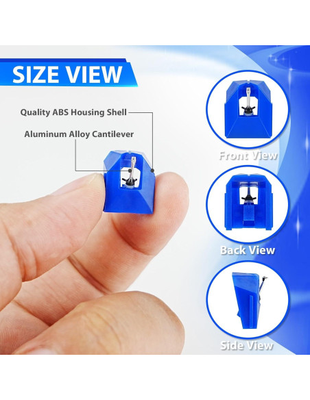 Aguja de Tocadiscos ATN95E Audio-Technica Azul - Reemplazo VM95
