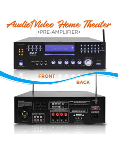 Amplificador Karaoke Pyle PWMA5000BA 3000W 4 Canales Bluetooth 2