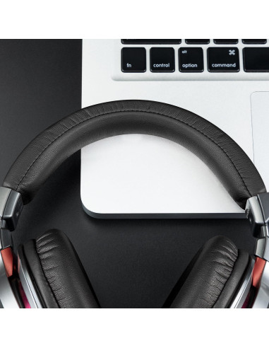 Funda de Diadema SOULWIT para Auriculares Audio Technica MSR7 - Negro