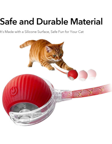 Juguete Interactivo para Gatos GooCare Bola de Cola Rápida 3.0