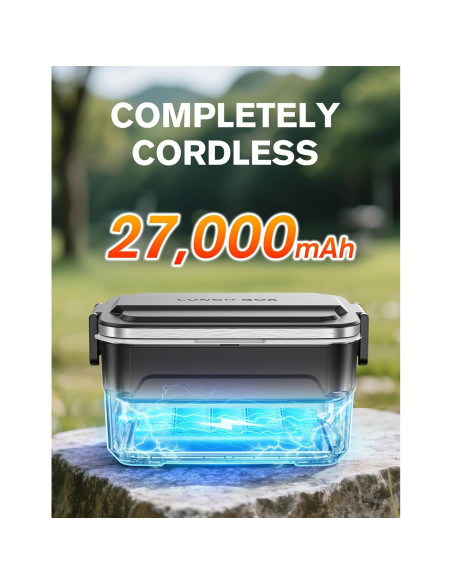 Caja de Almuerzo Eléctrica Inalámbrica EAST OAK 6.3 Tazas