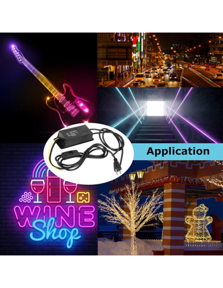 Transformador de Neón SALALIS 7.5KV 30mA para Interiores y Exteriores