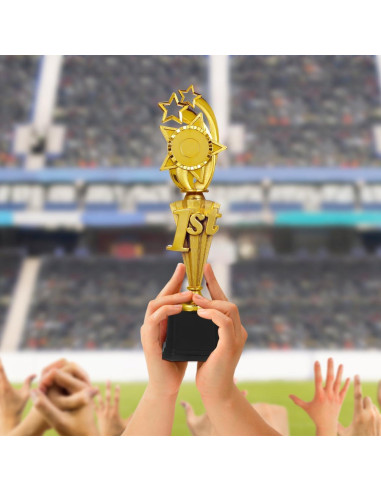 Trofeo Didiseaon 1er Lugar 37.1 cm Dorado de Plástico