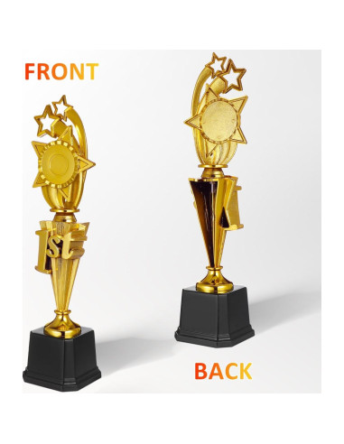 Trofeo Didiseaon 1er Lugar 37.1 cm Dorado de Plástico