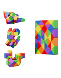 Cubo Serpiente MOYU BLOCK Juguete Sensorial 48 Bloques