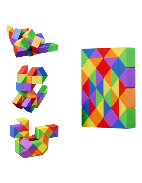 Cubo Serpiente MOYU BLOCK Juguete Sensorial 48 Bloques