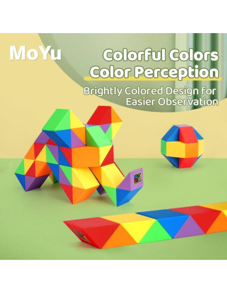 Cubo Serpiente MOYU BLOCK Juguete Sensorial 48 Bloques