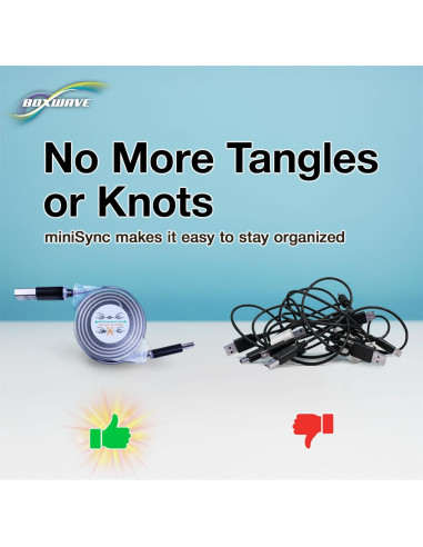 Cable Retráctil BoxWave para Audio-Technica ATH-SR50BT 63.5cm