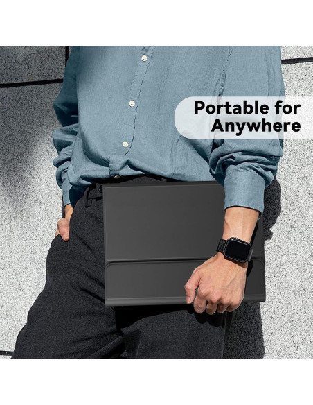 Funda de Teclado TQQ para iPad Pro 13" (M4 2024) - Inalámbrica