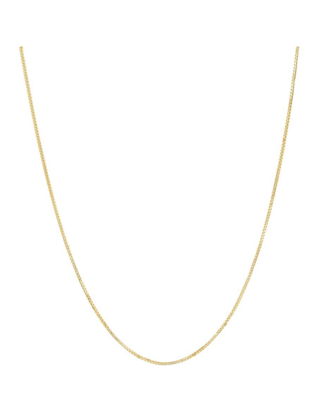 Collar Choker de Cadena de Oro 18K Fina para Mujeres 40.6 cm