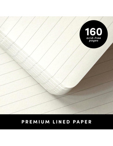 Cuaderno Espiral Tapa Dura Paperage 14x20.3 cm 160 Páginas