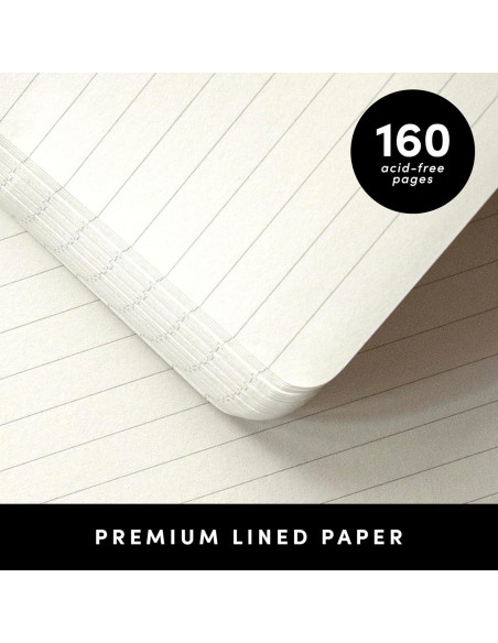 Cuaderno Espiral Tapa Dura Paperage 14x20.3 cm 160 Páginas