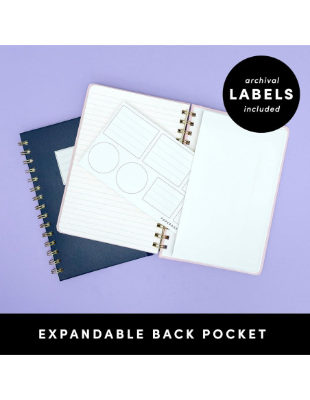 Cuaderno Espiral Tapa Dura Paperage 14x20.3 cm 160 Páginas