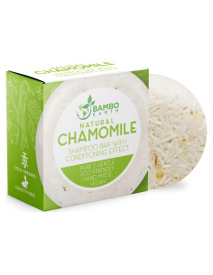 Champú Sólido Orgánico BAMBOEARTH Manzanilla 68g Ecológico