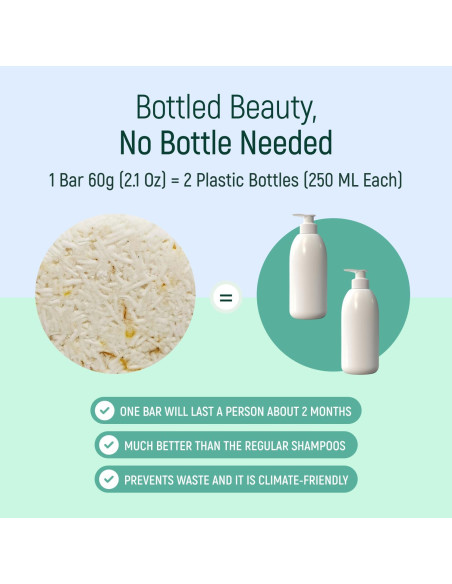 Champú Sólido Orgánico BAMBOEARTH Manzanilla 68g Ecológico