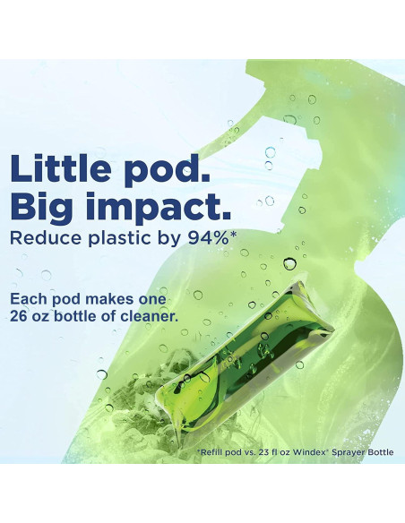 Limpiador Multisuperficie Windex Dissolve - Kit Inicio 768ml