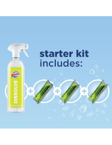 Limpiador Multisuperficie Windex Dissolve - Kit Inicio 768ml