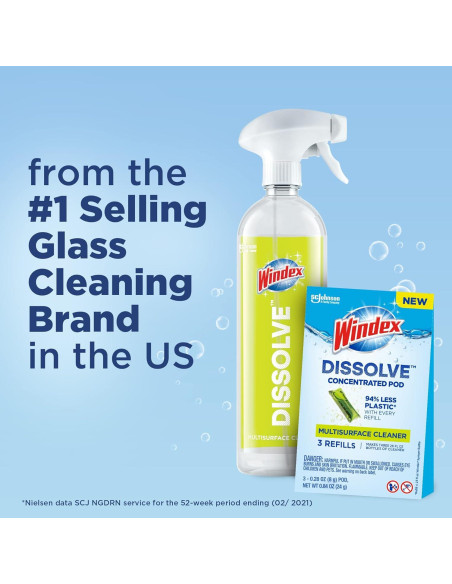 Limpiador Multisuperficie Windex Dissolve - Kit Inicio 768ml