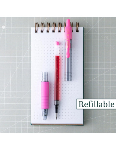 Bolígrafos de Gel Pilot G2 Rosa Claro 0.7mm - Paquete de 12