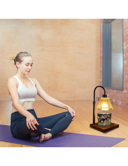 Lámpara Calentadora de Velas Wahomere Vintage 29.21 cm Regulable