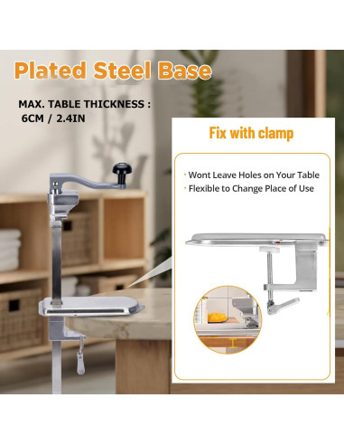 Abrelatas Manual Sewiden 62.5 cm Acero Inoxidable para Latas Grandes