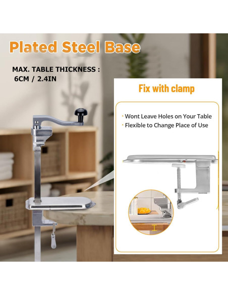 Abrelatas Manual Sewiden 62.5 cm Acero Inoxidable para Latas Grandes