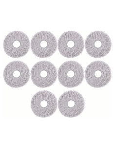 10 Almohadillas de Mopa Reemplazo ECOVACS DEEBOT X1/T20/T10